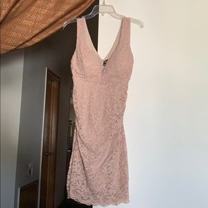 Taupe Party Dress